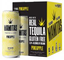 Mamitas - Pineapple Tequila & Soda 12oz Cans (4 pack 12oz cans) (4 pack 12oz cans)