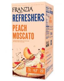 Franzia Refreshers - Peach Moscato NV (3L)