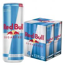Red Bull - Sugar-Free 12oz cans (4 pack 12oz cans)