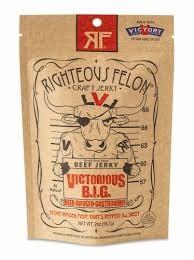 Righteous Felon Jerky - Victorious Beef 2oz